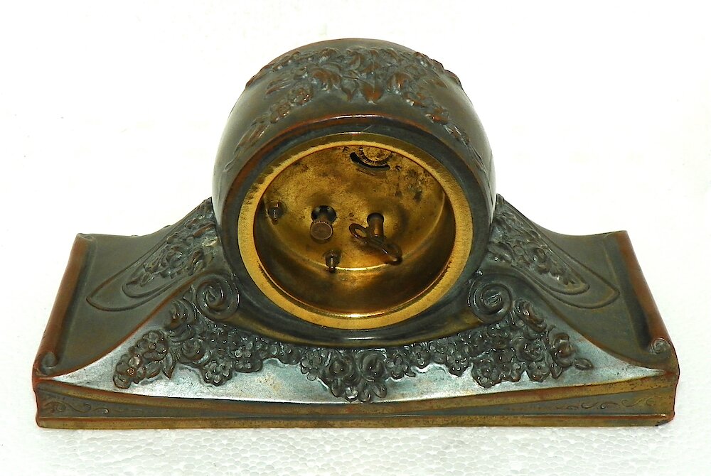 Sears Tambour Gold Plate. Sears Tambour Gold Plate Clock Example Photo