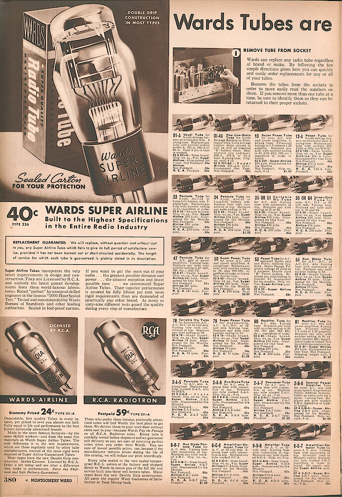 Montgomery Ward Fall & Winter 1935 - 36 Catalog > 380