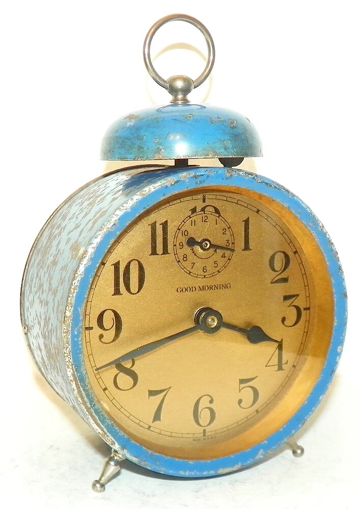 Westclox Good Morning America Style 2a Blue. Westclox Good Morning America Style 2a Blue Clock Example Photo