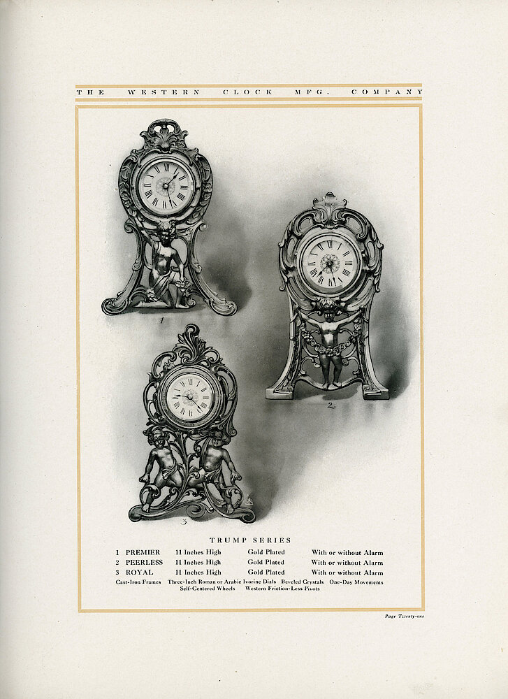 1907 Western Clock Manufacturing Company Catalog > 21