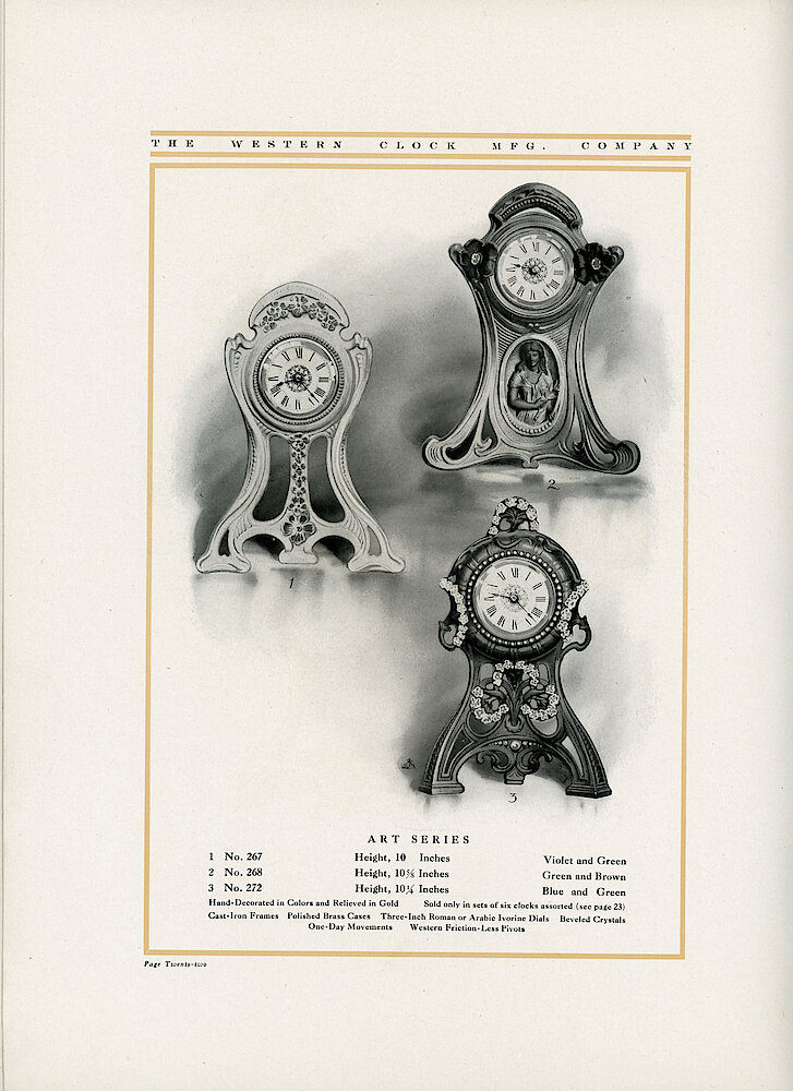 1907 Western Clock Manufacturing Company Catalog > 22