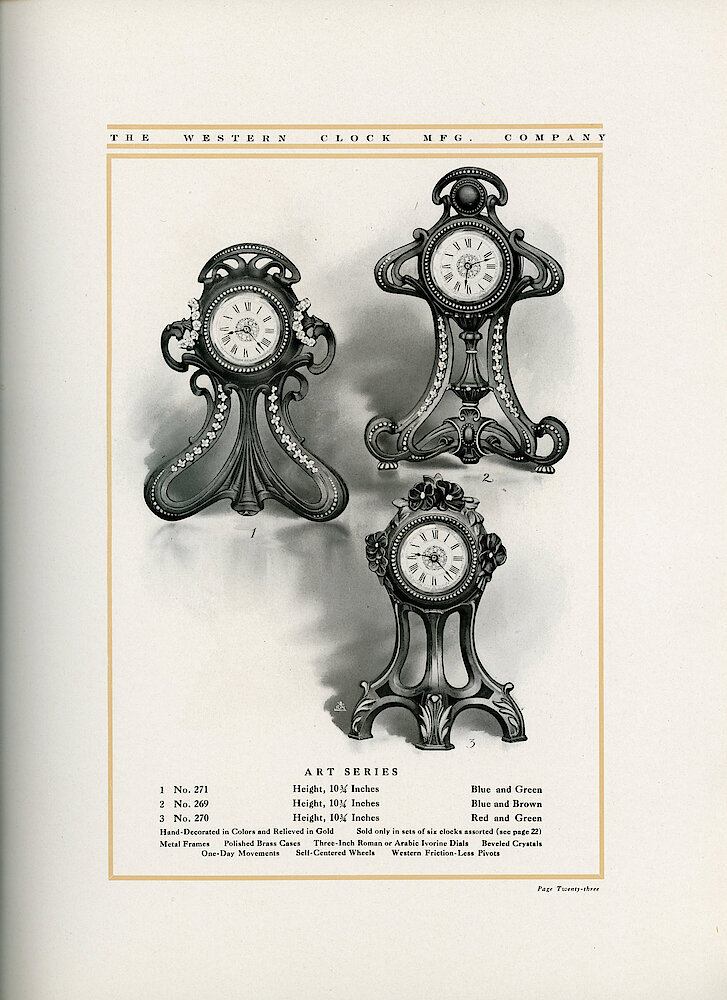 1907 Western Clock Manufacturing Company Catalog > 23