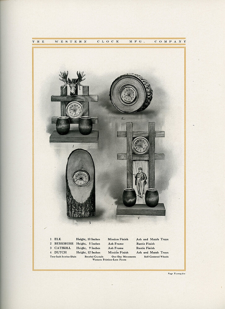1907 Western Clock Manufacturing Company Catalog > 25