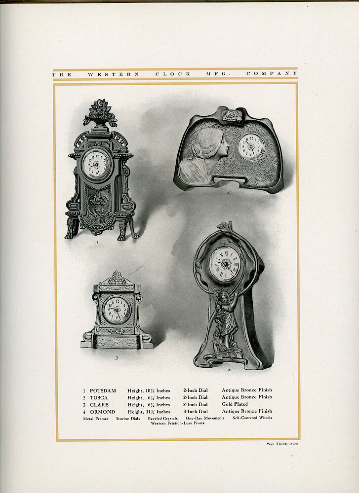 1907 Western Clock Manufacturing Company Catalog > 27