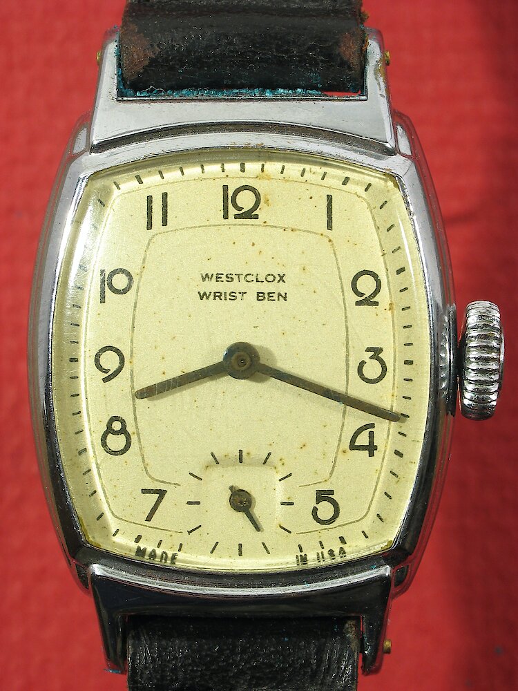 Westclox Wrist Ben Style 3 Plain. Westclox Wrist Ben Style 3 Plain Watch Example Photo