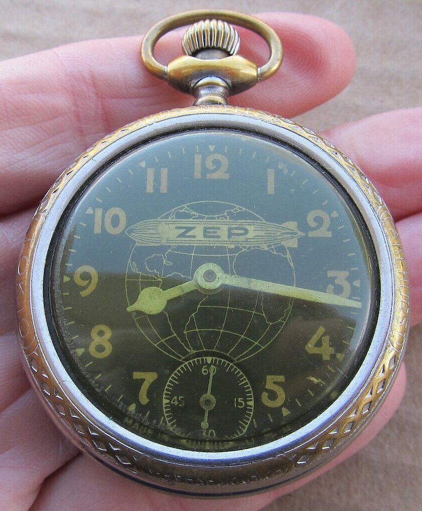 Westclox Zep Luminous. Westclox Zep Luminous Pocket Watch Model Photo