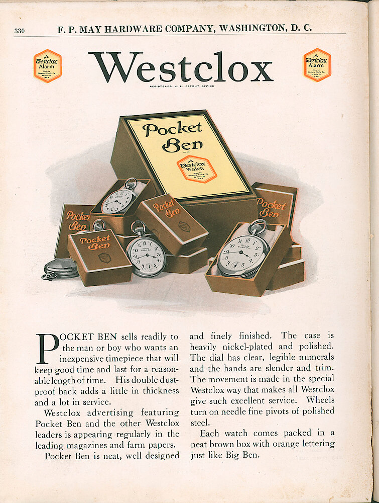 F. P. May Hardware Company 1922 > 330