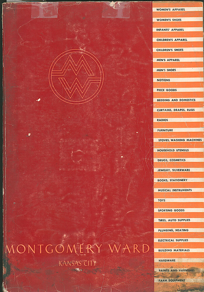 Montgomery Ward Fall & Winter 1934 - 35 Catalog > Front Cover