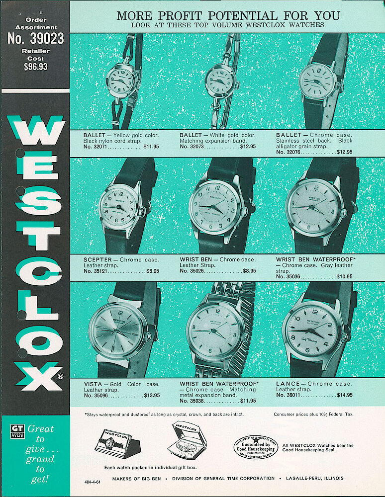 Westclox Wrist Watch Brochure > 1. Westclox Men&039;s And Women&039;s Wrist Watches.