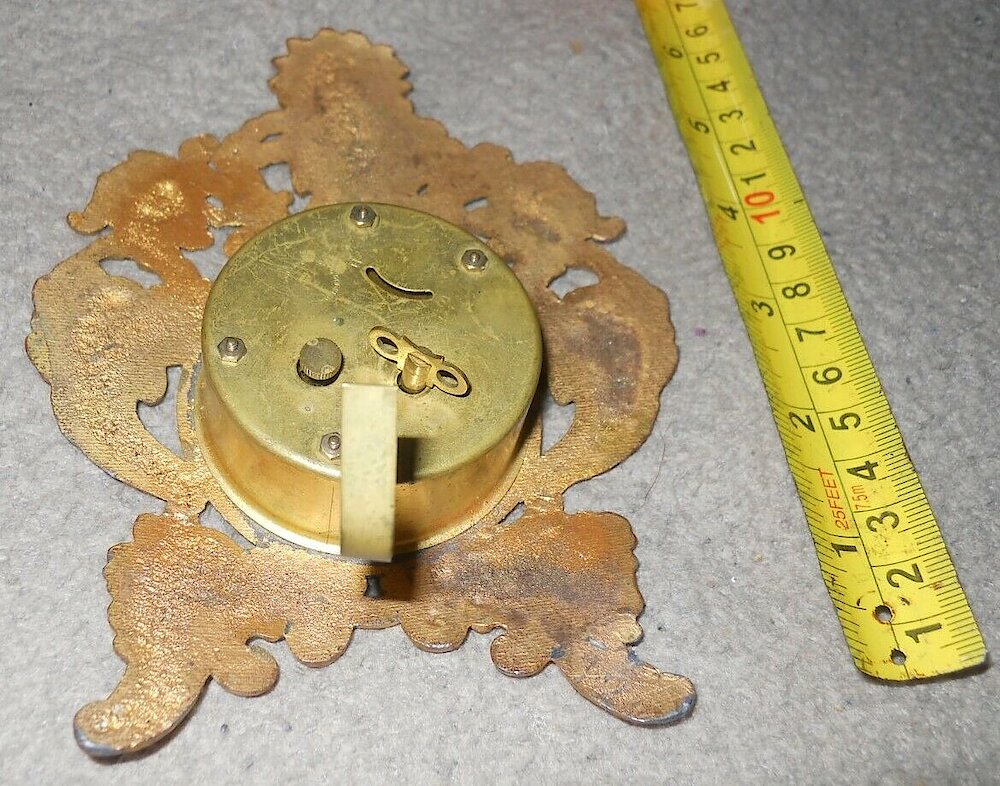 Westclox Reggio Gold Plate. Westclox Reggio Gold Plate Clock Example Photo