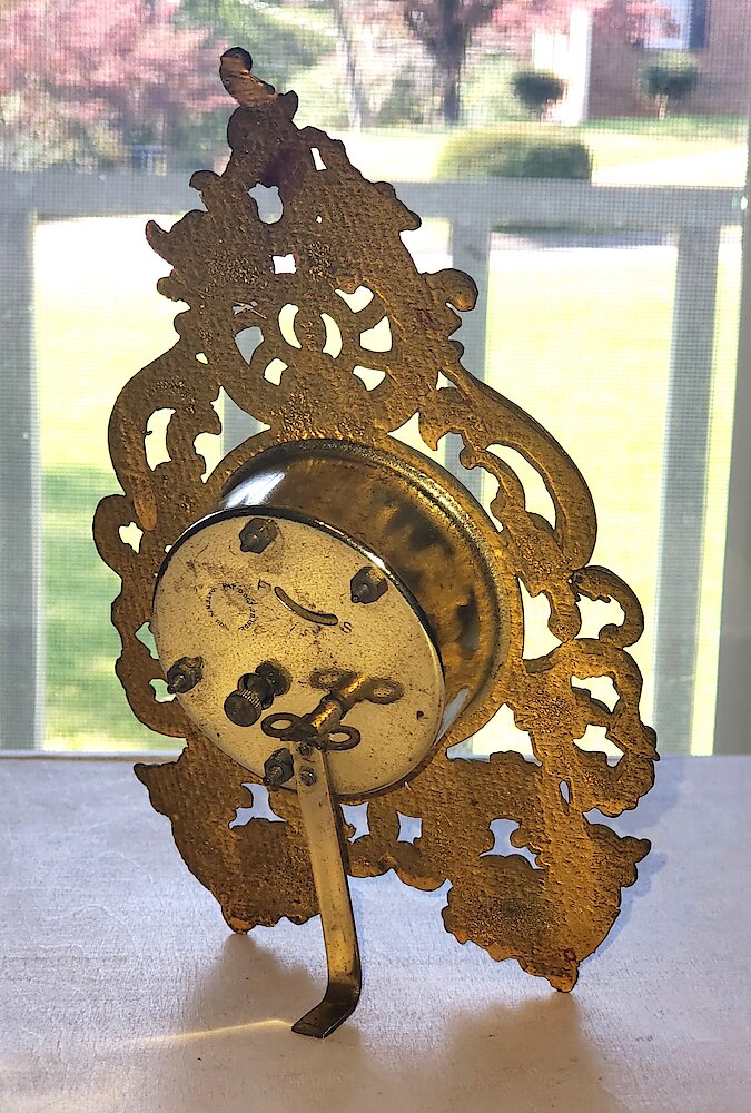 Westclox Remo Gold Plate. Westclox Remo Gold Plate Clock Example Photo