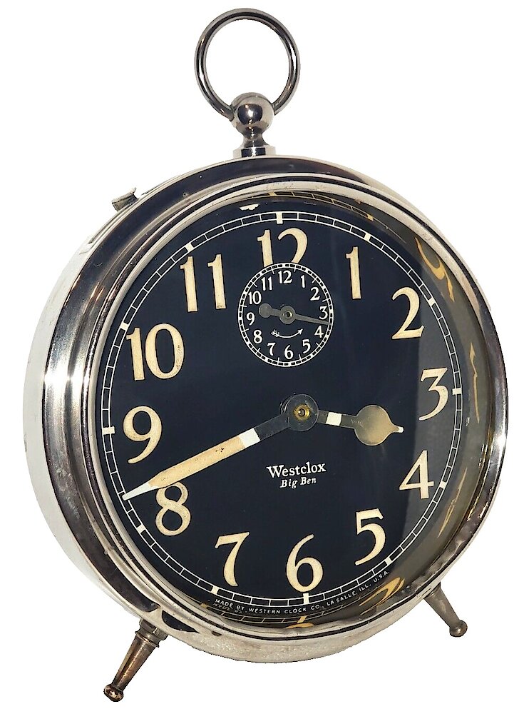 Westclox Big Ben Style 1a Luminous. Westclox Big Ben Style 1a Luminous Clock Example Photo