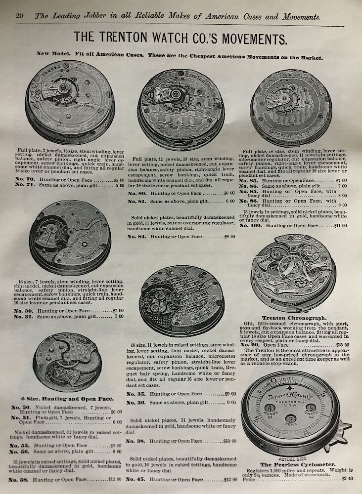 A. C. Becken Watch Catalog (and one page of clocks) > 20