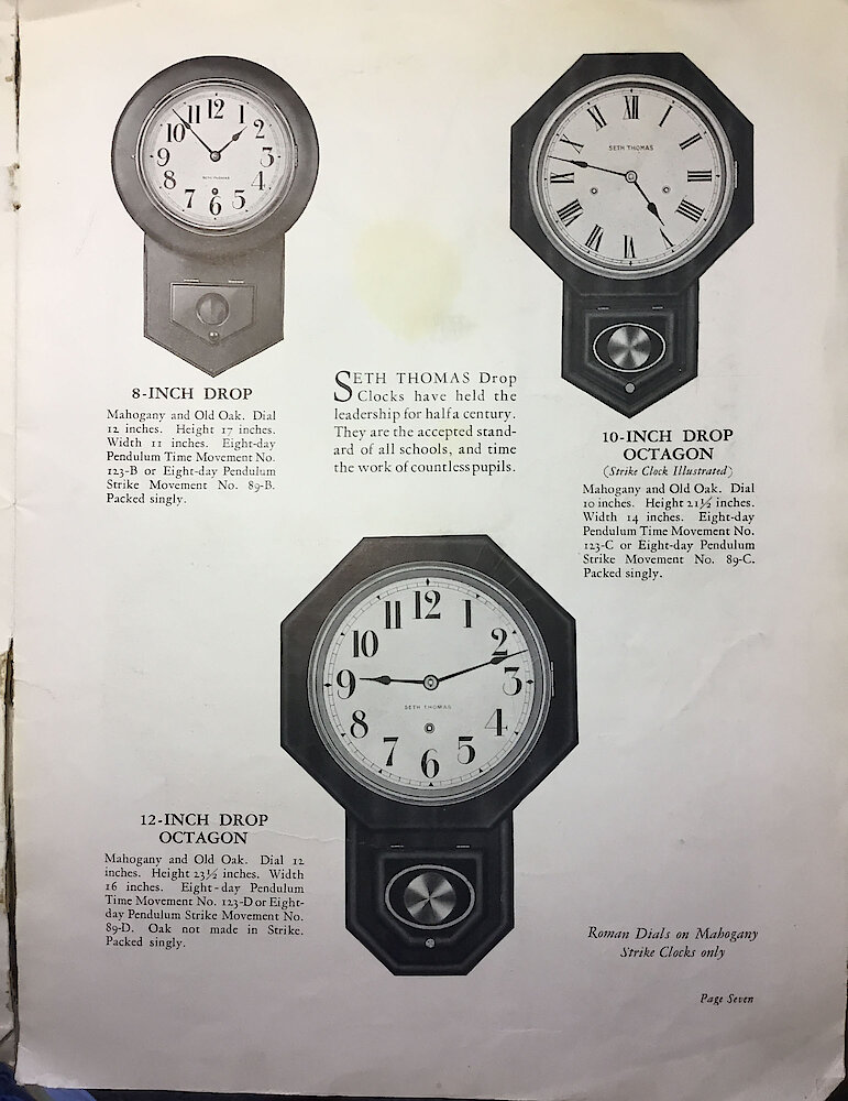Seth Thomas Hanging and Wall Clocks > 7