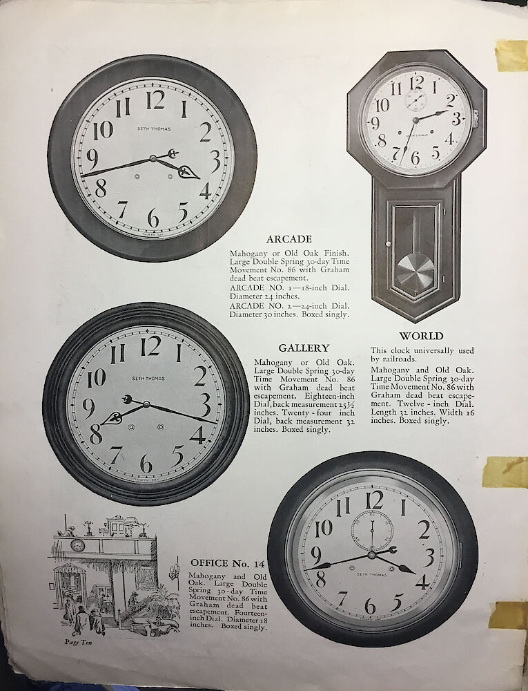 Seth Thomas Hanging and Wall Clocks > 10