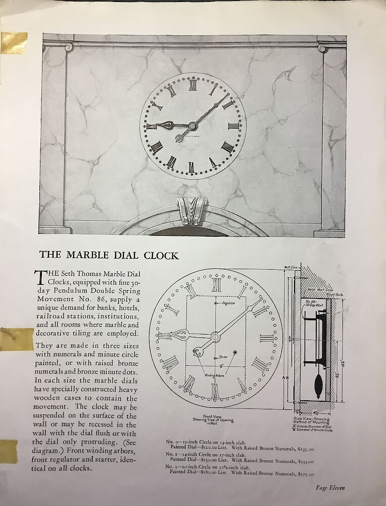 Seth Thomas Hanging and Wall Clocks > 11