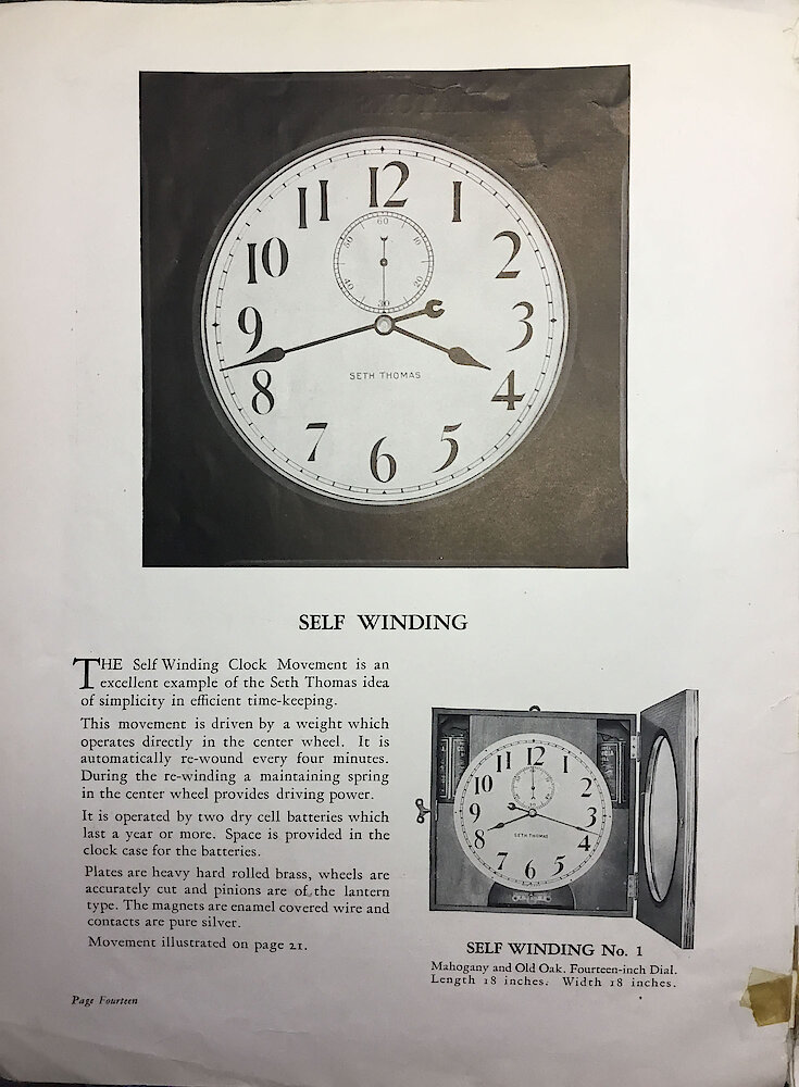 Seth Thomas Hanging and Wall Clocks > 14