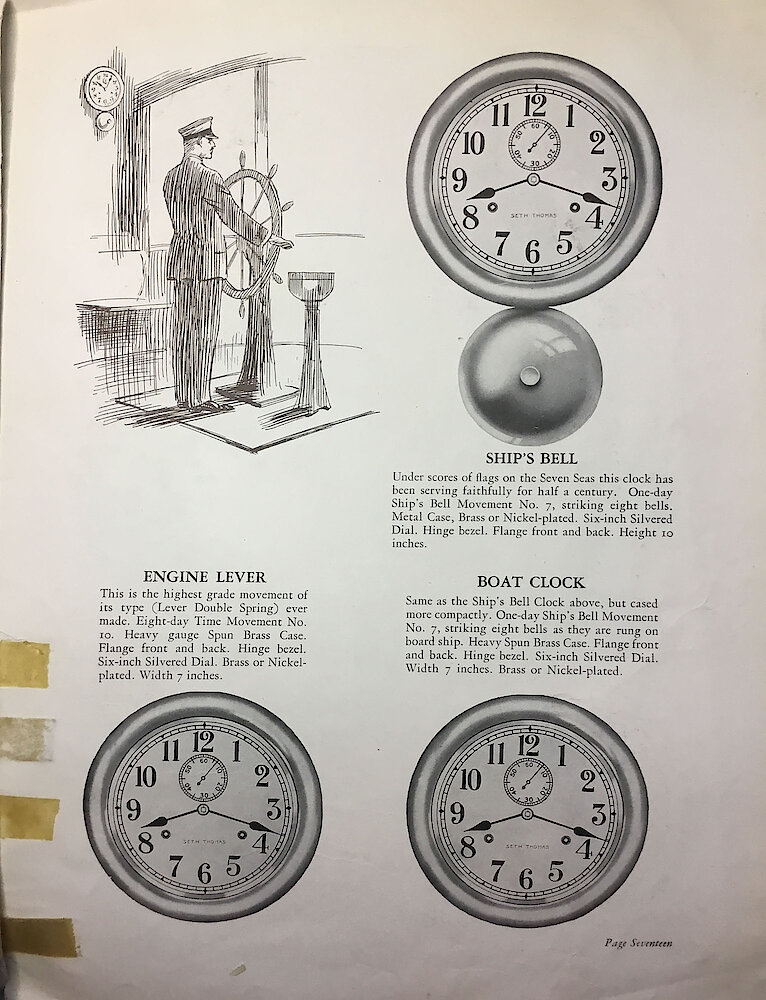 Seth Thomas Hanging and Wall Clocks > 17