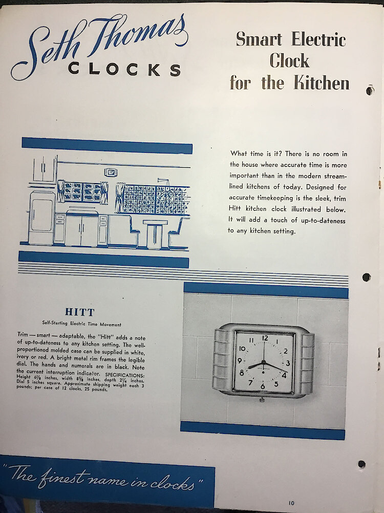 Seth Thomas Clocks, Electric & Spring Wound. The Finest Name in Clocks. > 10