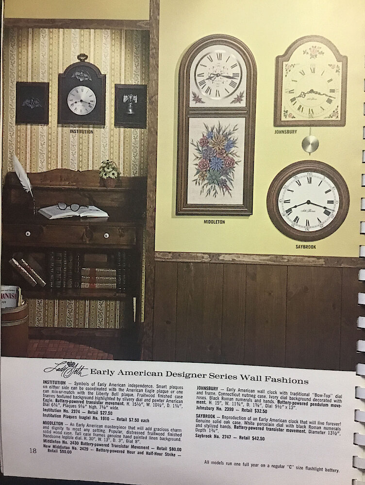 Seth Thomas Fine Clocks Since 1913 - Wall Clocks > 18