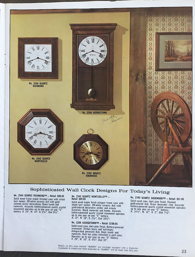 Seth Thomas Clockmakers Since 1813 > 23