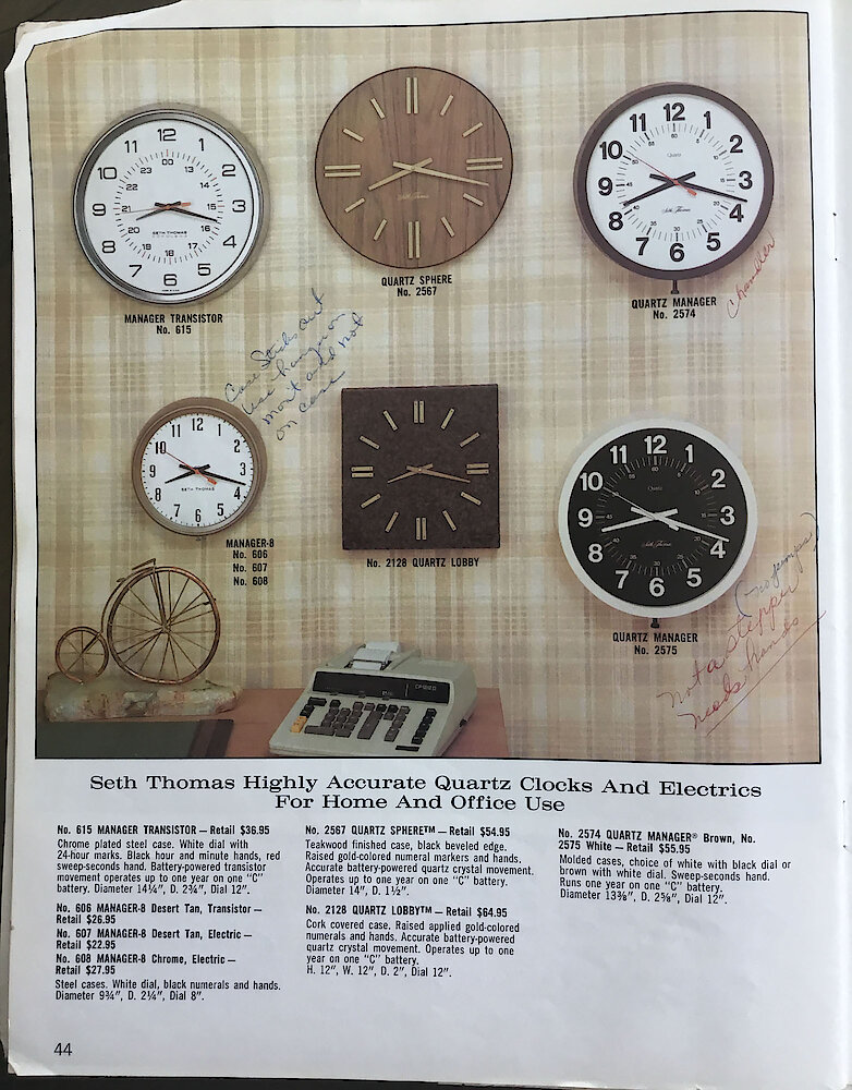 Seth Thomas Clockmakers Since 1813 > 44