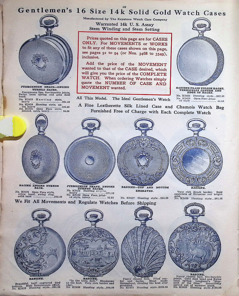 Ca. 1911 - 12 Fort Dearborn Catalog > 28