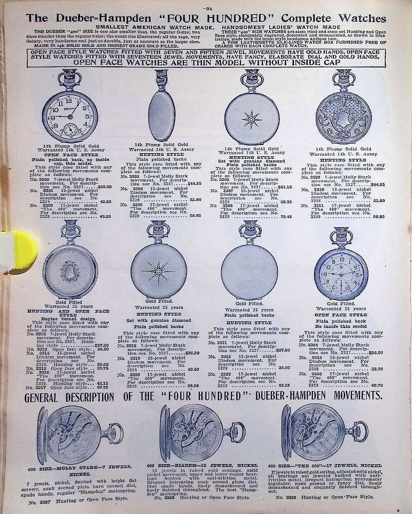 Ca. 1911 - 12 Fort Dearborn Catalog > 84