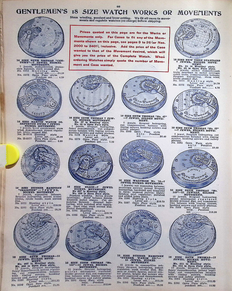 Ca. 1911 - 12 Fort Dearborn Catalog > 86