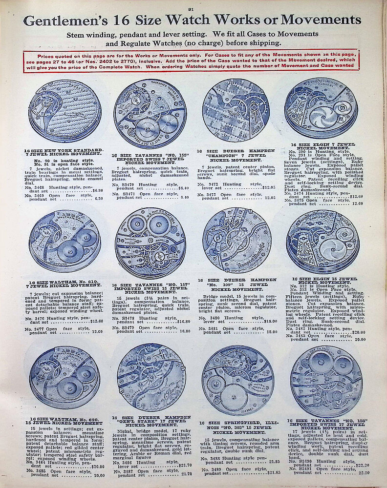 Ca. 1911 - 12 Fort Dearborn Catalog > 91