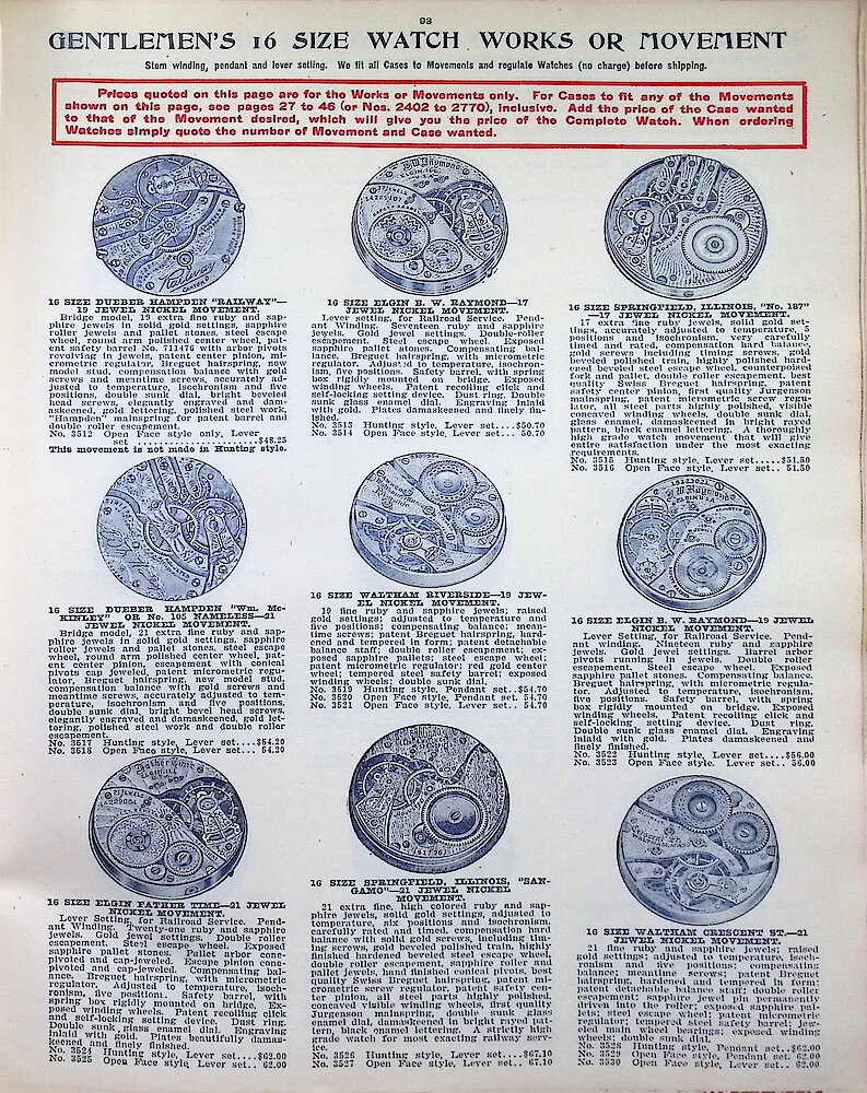 Ca. 1911 - 12 Fort Dearborn Catalog > 93