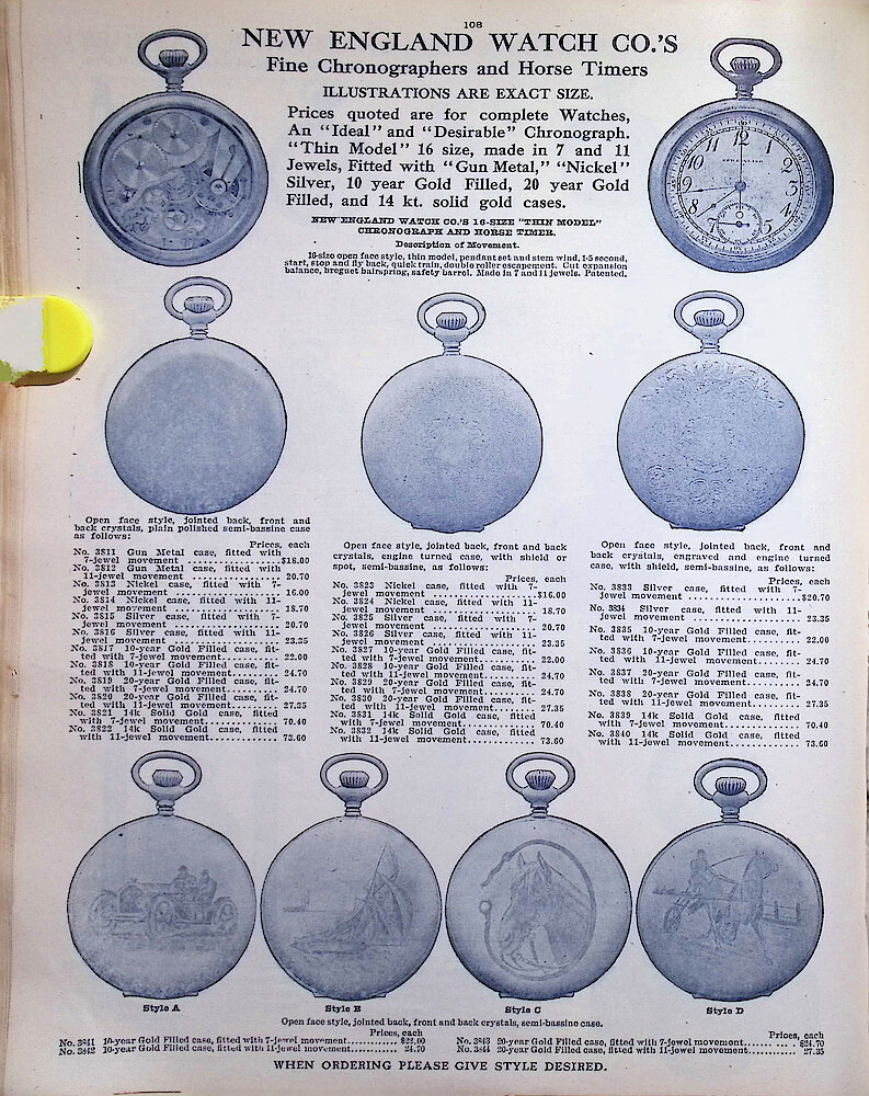 Ca. 1911 - 12 Fort Dearborn Catalog > 108