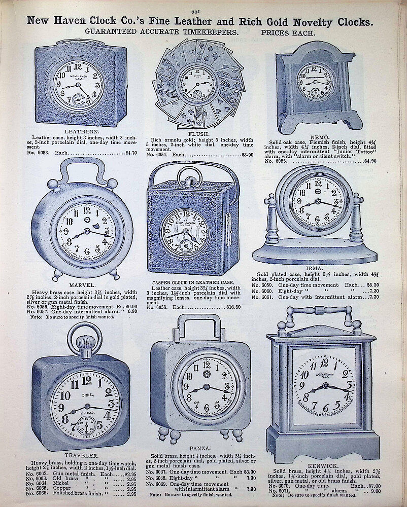 Ca. 1911 - 12 Fort Dearborn Catalog > 681