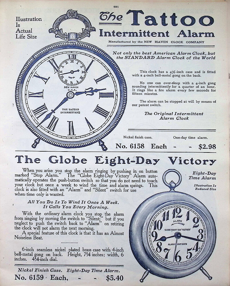 Ca. 1911 - 12 Fort Dearborn Catalog > 691