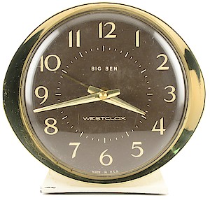 wind up ticking big ben alarm clock