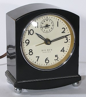 Westclox Big Ben 1931 Bakelite Electric Alarm Clock. Big Ben 1931 Bakelite Electric