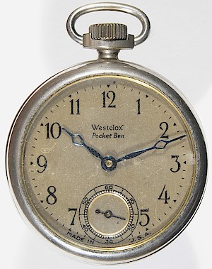 Westclox Pocket Ben Style 2a Pocket Watch. Pocket Ben style 2a