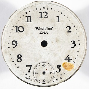 Westclox Dax Style 1a Pocket Watch. Dax style 1a or 1b dial