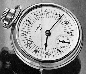 Westclox Dax Style 2 Pocket Watch. Dax style 2. Tick Talk magazine, August 1932; p. 8 - 9