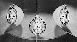 Westclox Pocket Ben Style 4 Pocket Watch. Pocket Ben style 4. Tick Talk magazine, May 1933. This photo shows the style 4 Pocket Ben having a two tone dial that is darker on the outside than the center. The ones I've seen are the opposite, but I believe that the difference is due to lighting (the silver dial center can appear light or dark, depending on the angle of the light source).