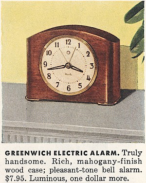 Westclox Greenwich Style 2 Alarm Clock