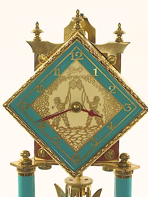 Schatz Standard 400 Day Turquoise Diamond Dial Japanese Lantern Image