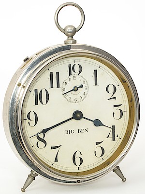 Westclox Big Ben Style 1 Alarm Clock. 11-14-10 (November 14, 1910)