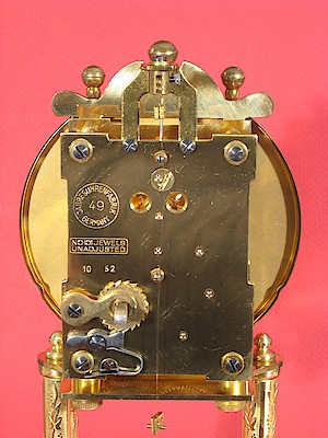 Schatz Standard 400 Day Gufa Style Plates Finials Pendulum