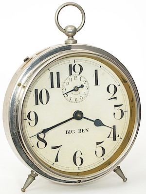 Westclox Big Ben Style 1 Nickel. 11-14-10 (November 14, 1910)