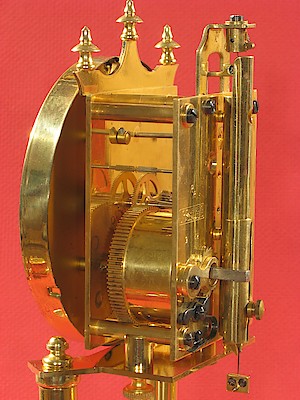 Schatz Standard 400 Day Clock Ivory Painted Dial
