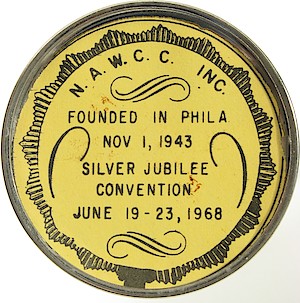 Westclox Nawcc Chapter 1 25th Anniversary. NAWCC Chapter 1  date 6-67. Watch paper inside the case back.