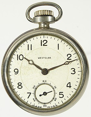 Westclox Scotty Style 1 Pocket Watch. Scotty style 1  8-45. Doesn't say Scotty on dial