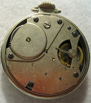 Westclox Scotty Style 2 Pocket Watch. Earliest style 2. Style 2 dated 12 45