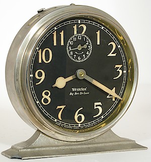 Westclox Big Ben Style 2 Nickel Luminous. Big Ben DeLuxe